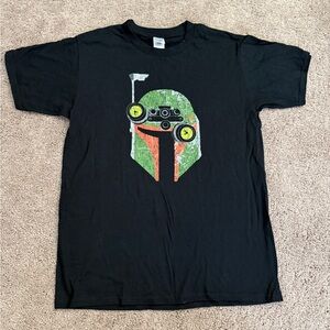 Robot Tshirt Men size Medium Black Shirt Sleeve Casual Crew Neck Tee